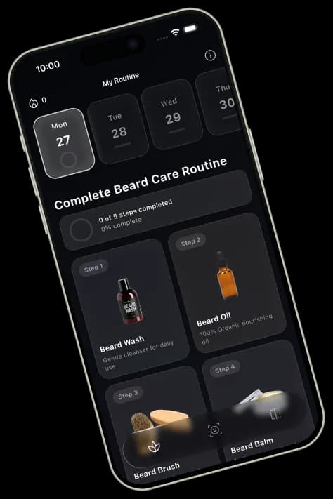 BeardMax Daily Routine feature screenshot